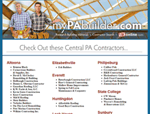 Tablet Screenshot of mypabuilder.com
